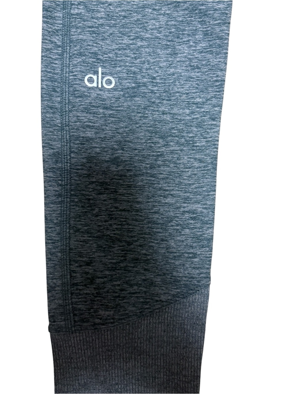 ALO Yoga Heather Blue Leggings - Small Yoga Running Outdoors Gym Like New Soft